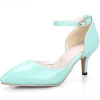 womens shoes patent leatherstiletto heeldorsay two piecepointed toe he ...