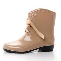 womens boots rubber summer outdoor black ruby almond light brown under ...