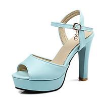 womens sandals summer club shoes leatherette casual chunky heel buckle