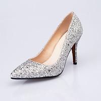 womens heels spring summer fall glitter wedding party evening casual s ...