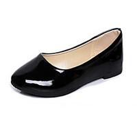 womens shoes patent leather flat heel ballerina flats casual black blu ...
