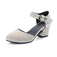 womens shoes chunky heeldorsay two piece heels office careerdresscasua ...