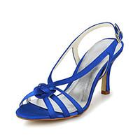 womens spring summer fall slingback satin wedding party evening stilet ...