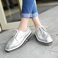 womens shoes low heel square toe oxfords office careercasual blackwhit ...