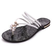 womens slippers flip flops comfort leatherette spring summer fall wint ...