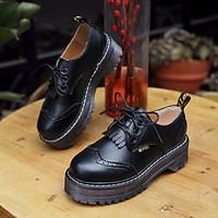 womens flats spring fall comfort leather casual flat heel others black ...