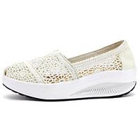 womens loafers slip ons spring summer fall winter pu casual wedge heel ...