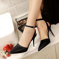 Women\'s Shoes Stiletto Heel Heels / Pointed Toe Heels Office Career / Party Evening / Dress Black / Blue / Pink