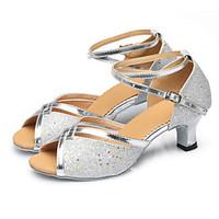 womens dance shoes bellylatinsambamodern leatherettesparkling glitterp ...