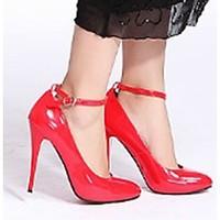 Women\'s Heels Spring Summer Fall Winter Platform Novelty Leatherette Synthetic Patent LeatherWedding Office Career Dress Casual Party