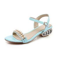 Women\'s Sandals Spring Summer Club Shoes Comfort Novelty Glitter Customized Materials Leatherette Wedding Outdoor Dress Casual Chunky Heel