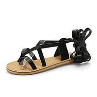 womens sandals ankle strap pu office career party evening dress flat h ...