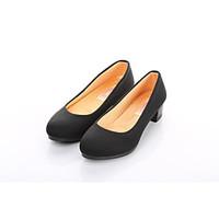 womens loafers slip ons formal shoes comfort fabric spring fall office ...