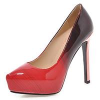 Women\'s Shoes Stiletto Heel Pointed Toe Color Contrast Platform Pump More Color Available
