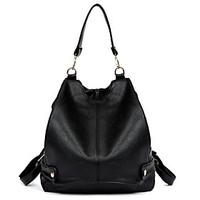 Women Cowhide Casual Backpack