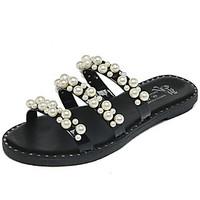 womens sandals comfort pu summer outdoor walking stitching lace button ...