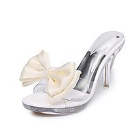 Women\'s Heels Spring Summer Fall Comfort PU Dress Casual Stiletto Heel Flower