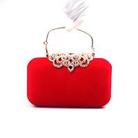 Women\'s Velvet Formal Ring/ Casual / Event/Party / Wedding Evening Bag Clutch Handbags