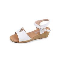 Women\'s Sandals Spring Comfort PU Casual Flat Heel