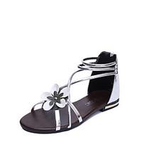 womens sandals spring comfort pu casual flat heel