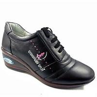 womens sneakers spring comfort leather casual screen color beige black