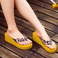 Women\'s Slippers Flip-Flops Spring / Summer Comfort Rubber Casual Flat Heel Others Black Others
