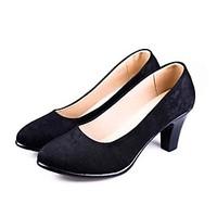 womens heels formal shoes comfort fabric spring summer office career d ...