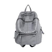 Women PU Casual Backpack