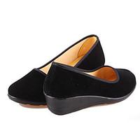 womens flats spring comfort fabric casual black