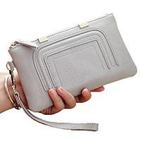 Women Cowhide Formal Casual Event/Party Wedding Office Career Clutch Coin Purse Wristlet