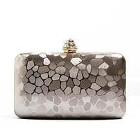 Women\'s Simple Design Stone Pattern PU Evening Handbag Clutches