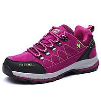 Women\'s Athletic Shoes Comfort Others Suede Spring Fall Athletic Outdoor clothing Flat Heel Fuchsia Purple Hiking Shoes