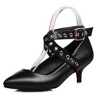 womens shoes stiletto low heel pointed toe pump with buckle more color ...