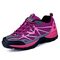 Women\'s Athletic Shoes Comfort Fabric Spring Fall Athletic Flat Heel Ruby Purple Hiking Shoes