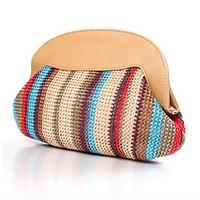 Women Straw Outdoor Clutch All Seasons