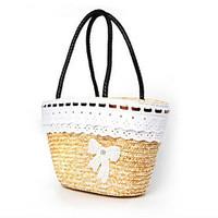 Women Straw Outdoor Shoulder Bag All Seasons