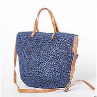 Women Straw Outdoor Shoulder Bag All Seasons