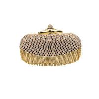 Women Diamonds Tassel Clutch/Formal / Event/Party / Wedding Evening Bag/Purse/Handbags/Eveningbags/Glass/Stone/Tassel