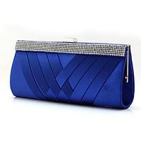 Women Event/Party Satin Clasp Lock Evening Bag