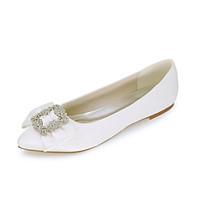 womens shoes satin spring summer fall pointed toe flats wedding party  ...