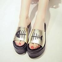 womens sandals spring comfort pu casual silver gold