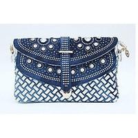 Women Clutch Polyester Event/Party Gold Silver