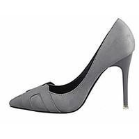 Women\'s Heels Fall Comfort Fleece Casual Stiletto Heel Others Black / Pink / Red / Gray / Fuchsia / Orange Others