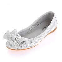 womens spring summer fall comfort ballerina leather casual flat heel a ...