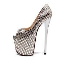 womens heels 19cm heel height sexy peep toe stiletto pumps party shoes