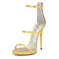 womens sandals with heel 2017 gold shiny patent high heel shoes sxey s ...