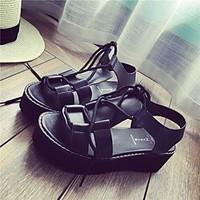 womens sandals spring summer fall comfort pu office career dress flat  ...