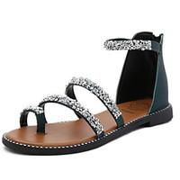 womens sandals summer comfort pu outdoor flat heel