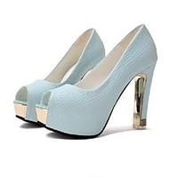 Women\'s Shoes Pump Fashion Club Chunky Heel Heels / Peep Toe Heels Party Evening / Dress