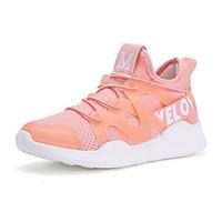 Women\'s Sneakers Yeeze shoes Spring Summer Fall Comfort Light Soles Tulle Outdoor Casual Flat Heel Walking Shoes Pink